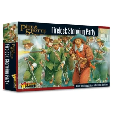 Image of Warlord Games Firelock Storming Party 28mm Scale Plastic Miniatures for Pike &amp; Shotte Highly Detailed Table top Wargaming