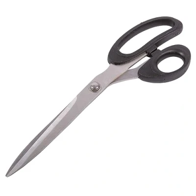 Image of Black 24cm Stainless Steel Tailoring Scissors By Blackspur