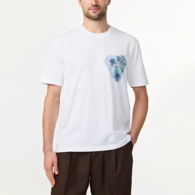 Image of NN.07 ADAM TEE Print Tshirt, Men&#039;s, Size: XL, White