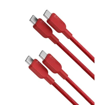 Image of Anker USB C Cable, to Cable (3ft,2Pack), (60W/3A) Charger Fast Charge for iPhone 15/15Pro/15Plus/15ProMax, Samsung Galaxy S23, iPad Pro 2021, Air 4, MacBook 2020