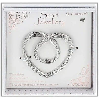 Image of equilibrium Scarf Ring Sparkle Heart 334893