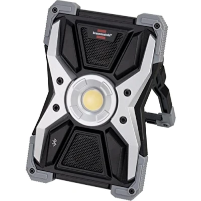 Image of Brennenstuhl Rechargeable LED Work Light RUFUS 3010 MA with Bluetooth speaker