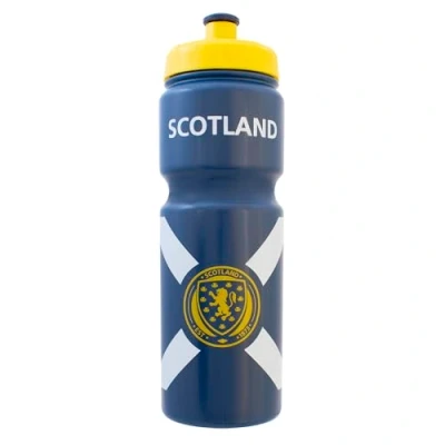 Image of Hy Pro Officially Licensed Scotland FA Plastic Bottle 750ml, Water Bottle, 0.75L, Reuseable, Retractable Nozzle, Lightweight, Sports BPA Free