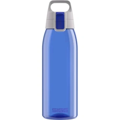 Image of SIGG Tritan Water Bottle Total Color ONE Suitable For Carbonated Beverages Dishwasher Safe Leakproof Featherweight BPA Free 0.6L / 1L, Blue