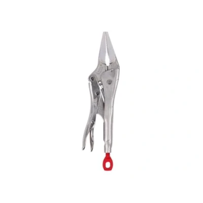 Image of Milwaukee 48223509 9 Inch Long Nose Locking Pliers Silver