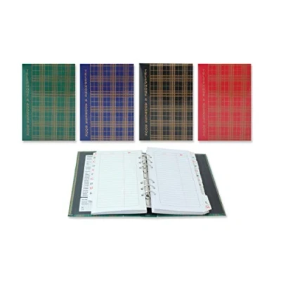 Image of Tallon Executive Index Address Book Assorted Colours