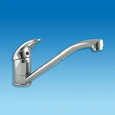 Image of Caravan Motorhome Single Lever Chrome Monobloc Kitchen Mixer Tap