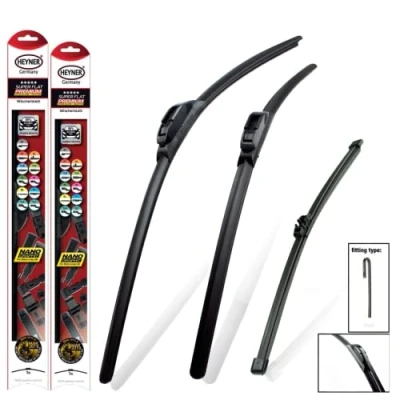 Image of HEYNER Germany Super Flat Wiper Blades Size 19&quot;20&quot; Rear 11&quot; W Fits Mini Paceman 2013 onwards HSF1920PT11W