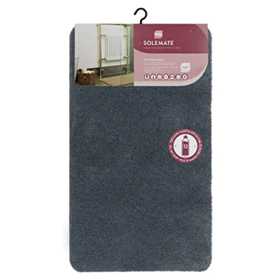 Image of SOLEMATE Eco Bath Mat, 60x100cm, Dark Grey