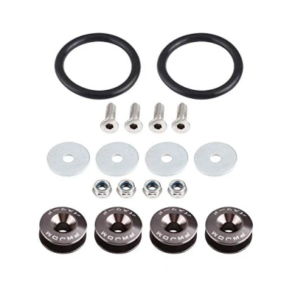 Image of Akozon bumper quick release + car aluminium alloy washer/bolt engine bay dress up kit fastener(02)