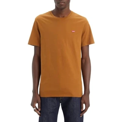 Image of Levi&#039;s Original TEE Basic Tshirt, Men&#039;s, Size: XS, Dark ginger