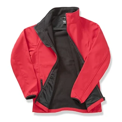 Image of Result R231M Printable Softshell Jacket Red/Black, X Large