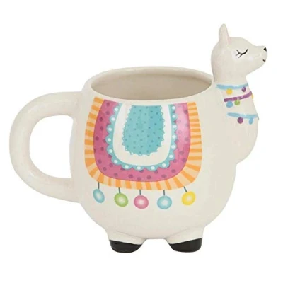 Image of CERAMIC LLAMA MUG