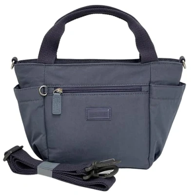 Image of Spirit Medium Lightweight Grab Shoulder Water Resistant Holiday Travel Day Bag 6812 (Blue Jean)