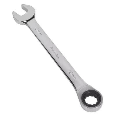 Image of Sealey Premier Ratchet Combination Spanner 16mm