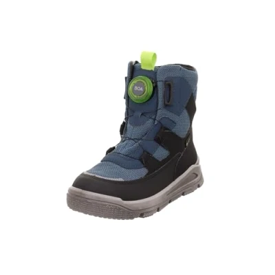 Image of Superfit MARS Laceup boots for kids, Size: 11K, Blau/schwarz Imitation leather/ textile