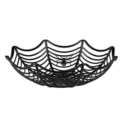 Image of Boland 10134207 Halloween Spider Web Basket Black