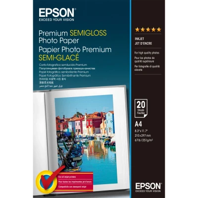 Image of A4 Prem Semiglos Photo Paper
