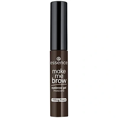 Image of essence Make me BROW Eyebrow Gel Mascara, Eyebrows, no. 06 Ebony Brows, Black, Defining, gely, Vegan, microplastic Particles Free, nanoparticles Free (3.8 ml)