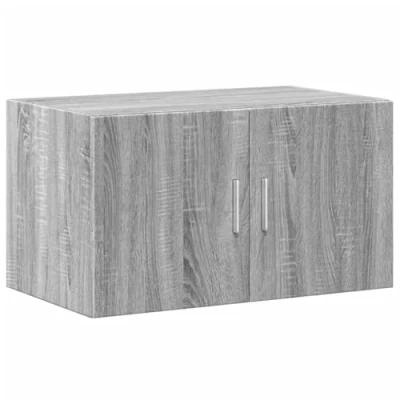 Image of vidaXL Wall Cabinet Grey Sonoma 70x42.5x40 cm Engineered Wood