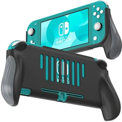 Image of JUSPRO Grip Compatible with Nintendo Switch Lite, Ergonomic Comfort Handheld Protective Gaming Case Portable Cover Accessories for Lite