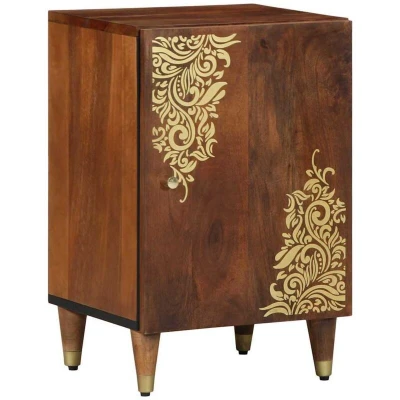 Image of vidaXL Bathroom Cabinet 38x33x58 cm Solid Wood Mango