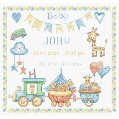 Image of Letistitch Leti936 Cross Stitch Set, Multi Colour, 27 x 25 cm