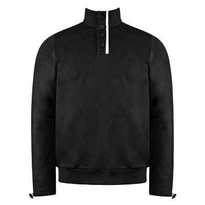 Image of Lyle &amp; Scott Mens Black Sweater Cotton Size Small