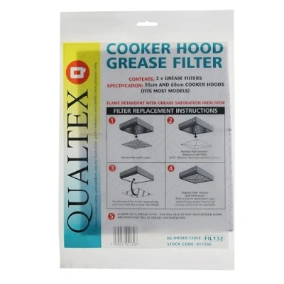 Image of Universal Cooker Hood Grease Filters Pack of 2