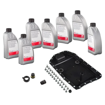Image of 24117536387, 24117536387S1, 24117571217, 24117571217S1, 24152333907 Parts Kit, automatic transmission oil change FEBI BILSTEIN 171754 BMW: X1