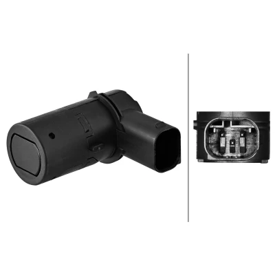 Image of 659001, 9639945580 Parking Sensors HELLA 6PX 358 270 521 Rear Ultrasonic Sensor