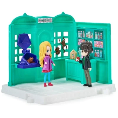 Image of Wizarding World Harry Potter, Magical Minis Honeydukes Sweet Shop with 2 Exclusive Figures and 5 Accessories, Kids’ Toys for Ages 6 up