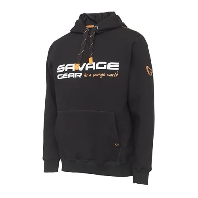Image of Savage Gear Cosmo Hoodie Black Ink Size M Fishing jumper