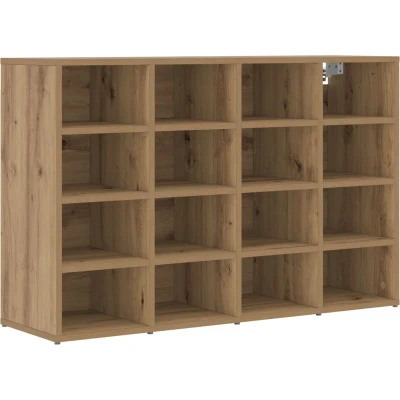 Image of Shoe Cabinet Artisan oak 52.5 x 30 50 cm Engineered wood Vidaxl