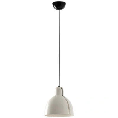 Image of Venice 20cm Dome Pendant Ceiling Light White
