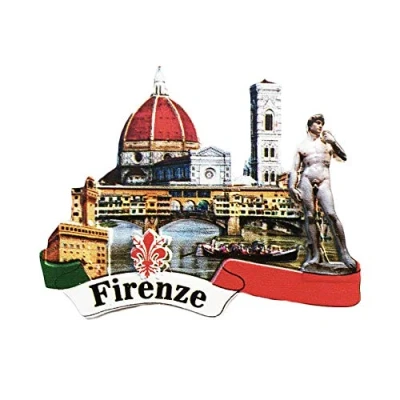 Image of Florence Italy 3D Refrigerator Magnet Tourist Travel Souvenirs Handmade Resin Craft Magnetic Stickers Home Kitchen Decoration Firenze Fridge Collection Gift