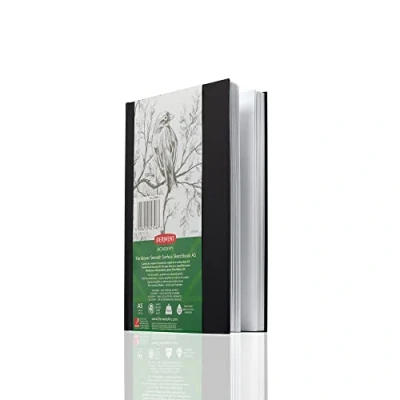 Image of Derwent Academy Hardcover Sketchbook A5, 128 Sheets/64 Pages Of 135gsm Paper, Smooth Surface, Perforated Edges, for Aspiring Artists, Ideal Drawing, Sketching, Colouring, Premium Quality, 2306011