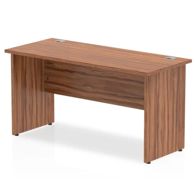 Image of Impulse 1400x600 Walnut Panel End Leg