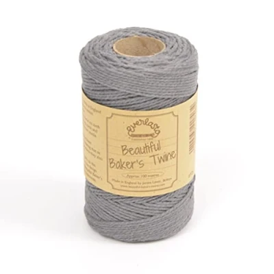 Image of 100m Everlasto &#039;Solid&#039; Beautiful Baker&#039;s Cotton Craft Twine (2mm Approx) (Slate Grey)