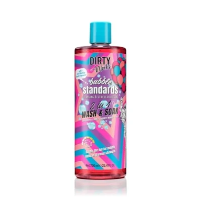 Image of Dirty Wroks Bubble Standards 2 in 1 Wash &amp; Soak 750ml