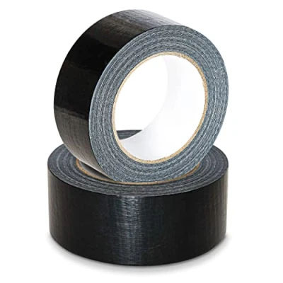 Image of K One Black Gaffer Gaffa Duct Cloth Tape 50mm x 50m (2)