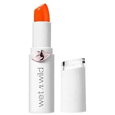 Image of Wet n Wild, Megalast Lipstick, Long lasting Lipstick with Shine Finish, Hydrating Formula Microspheres, Natural Marine Plant Extracts, Coenzyme Q10 and Vitamins A &amp; E, Tanger ring the Alarm