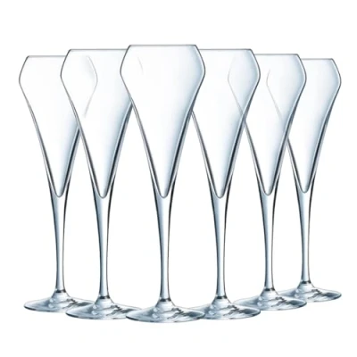 Image of Chef &amp; Sommelier Q5913 Effervescent Champagne Flute, Crystal, White, 200 milliliters