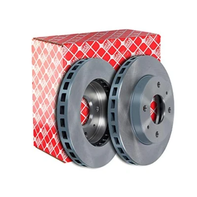 Image of MB407639, MB668107, MB928994, MB928995, MB995994 Brake disc FEBI BILSTEIN 14924 Front Axle 256mm 24mm 4 Hole 114,3mm internally vented Coated