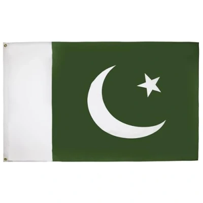 Image of AZ Flag Pakistan Large 5x8 Ft 100D Polyester Pakistani Big Banner with Two Metal Grommets Fade Resistant Vivid Colors 5&#039; x 8&#039; Feet 250x150 Cm