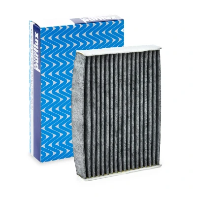 Image of 272774BR0A, 272774BU0A, 272774BU0P, 272774EM0A Pollen Filter PURFLUX AHC386 Activated Carbon 251mm 180mm 36mm NISSAN: X Trail, RENAULT: Zoe