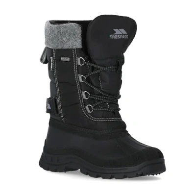 Image of Trespass Strachan, Mens Snow Boots, Black (Black), 4 (37 EU)