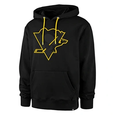 Image of &#039;47 Midweight Hooded Sweatshirt Imprint Men, size:L, nhl teams:Pittsburgh Penguins