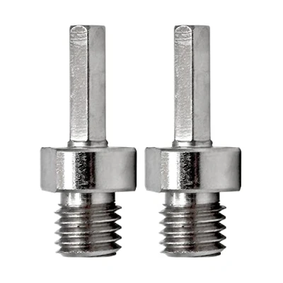 Image of HIGHDRIL Adapter for Core Drill Bit 2pcs M14 Thread to 3/8&quot; Hexagon Shank,Core Male Shank Grinding Disc