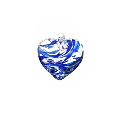 Image of The Milford Collection Birthstone Heart September Sapphire